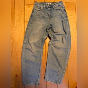 YMI Light Blue Barrel Denim Jeans